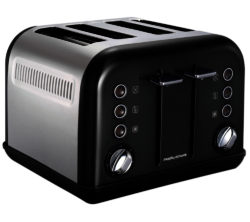 Morphy Richards Accents 242002 4-Slice Toaster - Black